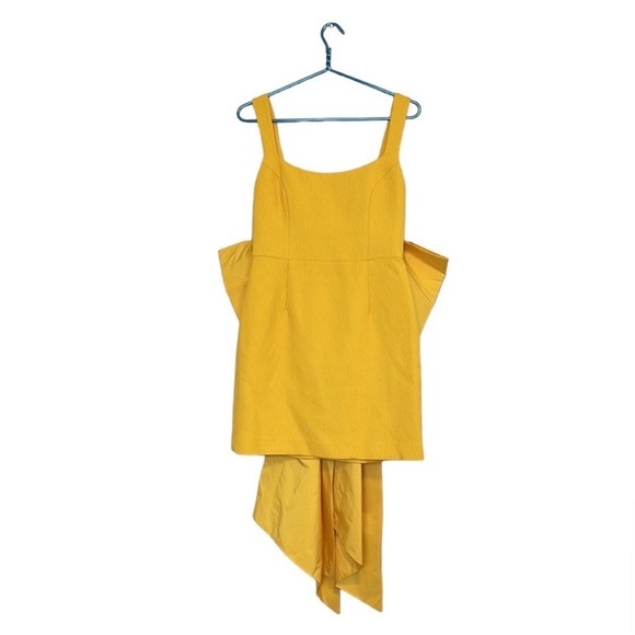 Rebecca Vallance Calla Bow-embellished Cloqué Mini Dress - Picture 4 of 7